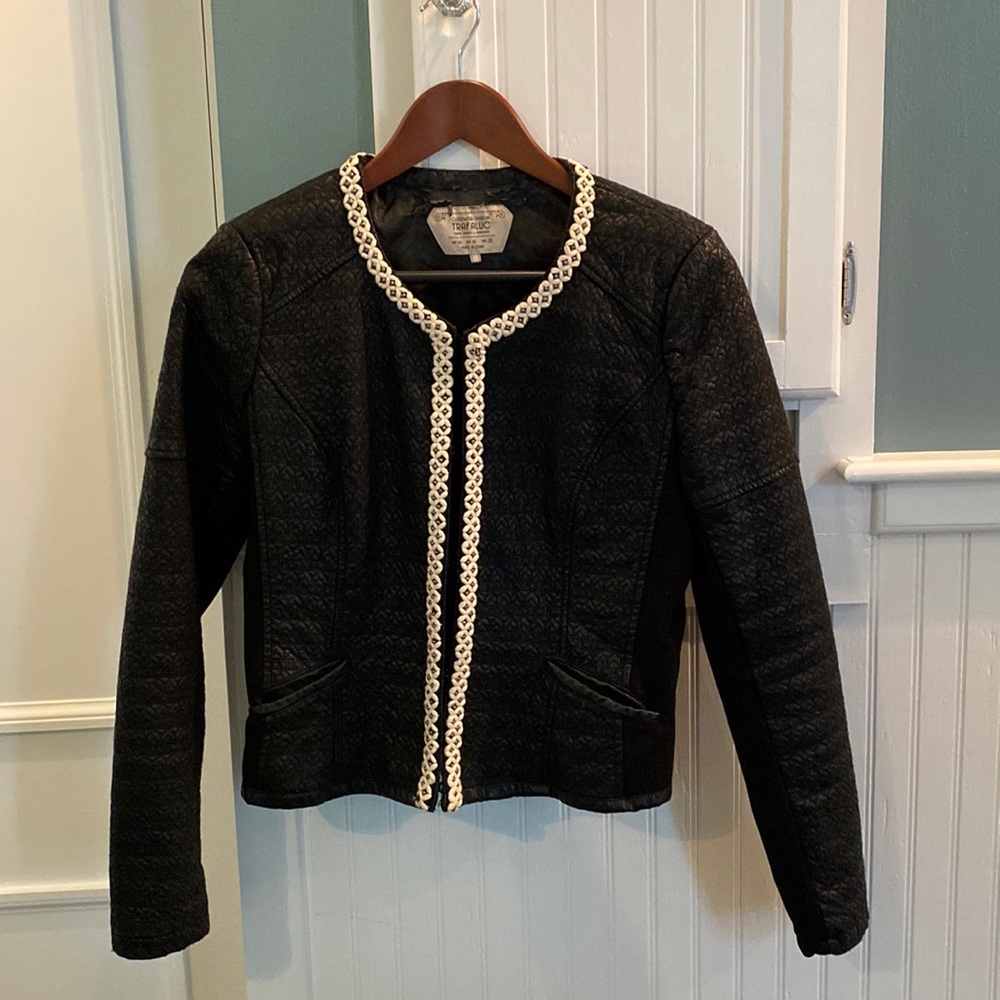 Zara Trafaluc faux leather jacket